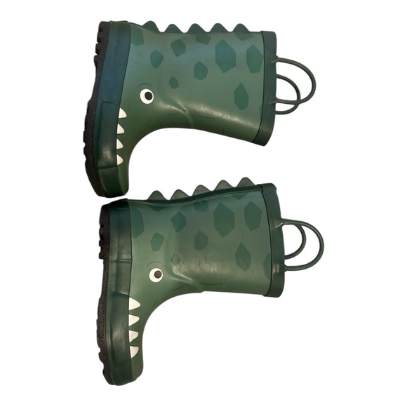 Kids' Green Crocodile Boots - Picture 2 of 3